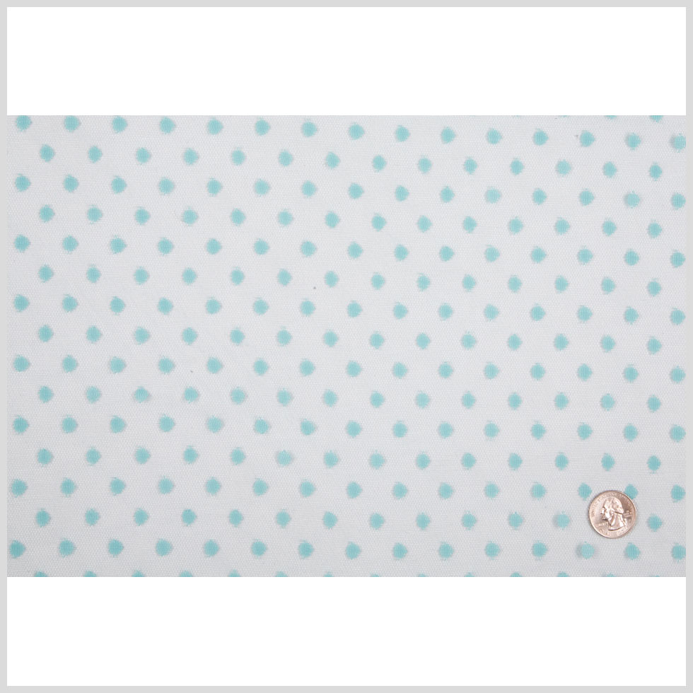 Polka Dots Tulle Crinoline - Seafoam