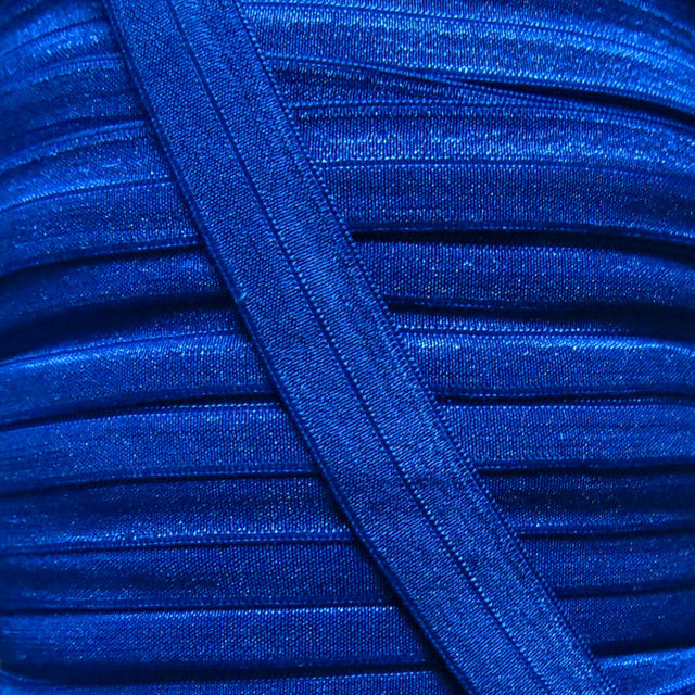 Fold Over Elastic Trim Royal Blue 5/8"