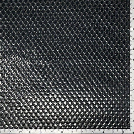 Quilted Hipster Polyester Spandex Fabric - Quilted Texture, 54" Width, 2-Way Stretch (1 Yard)