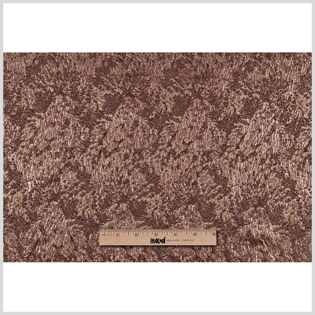 Deep Bronze Italian Metallic Brocade