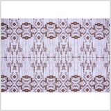 Carolina Herrera Coffee and White Brocade