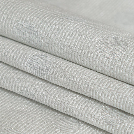 Metallic Disco Ball Ribbed Polka Dot Brocade