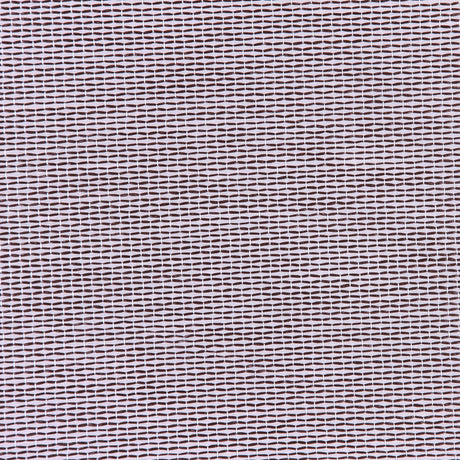 Italian Pale Pink and Chocolate Striped Polyester and Raffia Woven