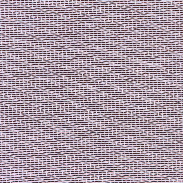 Italian Pale Pink and Chocolate Striped Polyester and Raffia Woven