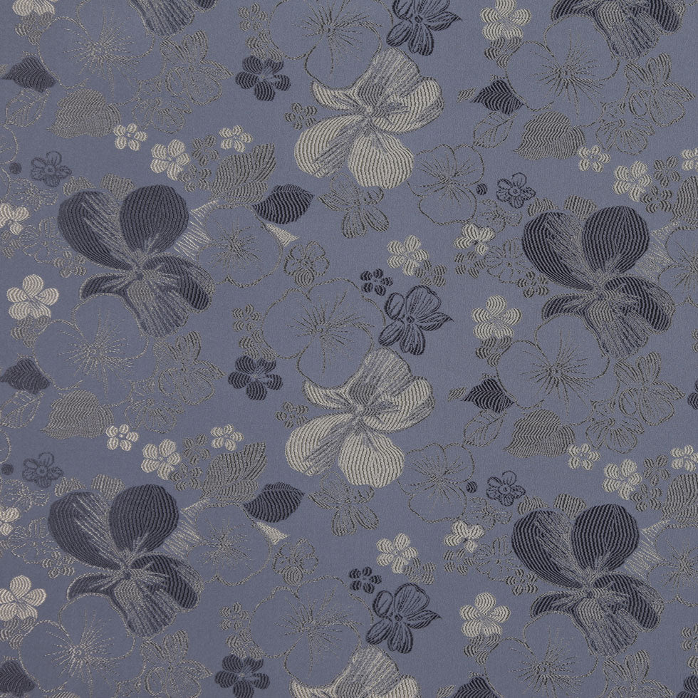 Italian Stone and Pale Gold Stretch Floral Polyester Jacquard/Brocade