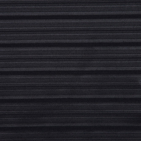 Italian Black Striped Polyester Woven