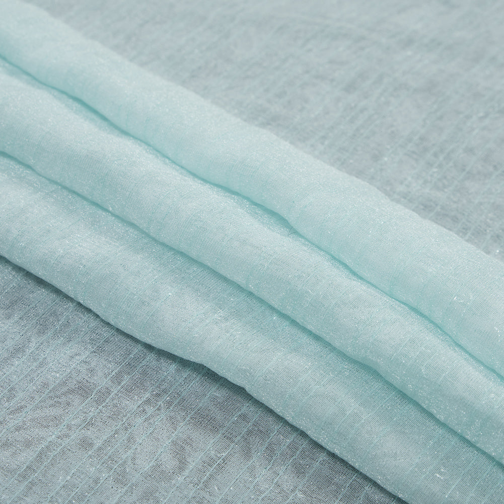 Robin's Egg Polyester Novelty Woven