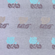Italian Chinchilla, Sea Blue and Flint Gray Floral Jacquard