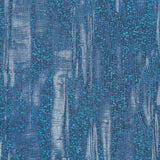 Metallic Blue and Taupe Woven Double Cloth