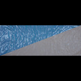 Metallic Blue and Taupe Woven Double Cloth