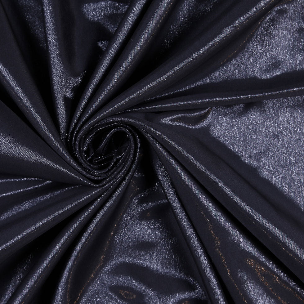 Black/Clear Solid Woven
