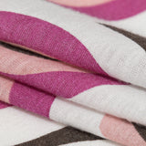 Wren, Mellow Rose and Magenta Haze Geometric Printed Polyester Jersey