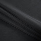 Black Polyester Twill Suiting