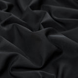 Black Polyester Twill Suiting