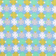 Horizon Blue, Vibrant Green and Golden Palm Geometric Polyester Jersey