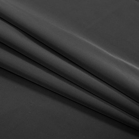 Black Stretch Polyester Twill