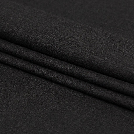 Charcoal Stretch Polyester Suiting