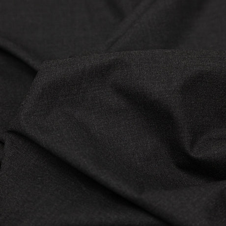 Charcoal Stretch Polyester Suiting