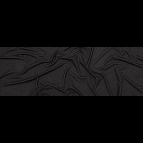 Charcoal Stretch Polyester Suiting