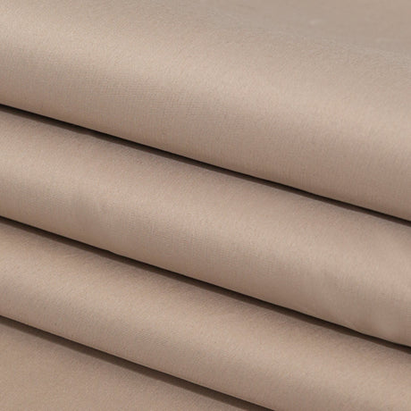 Bering Sea and Simply Taupe Reversible Polyester Taffeta