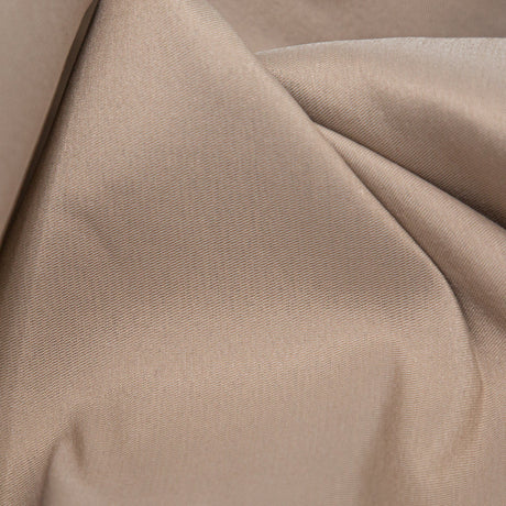 Bering Sea and Simply Taupe Reversible Polyester Taffeta