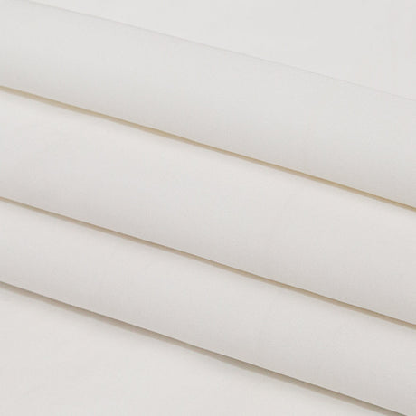 Snow White Polyester Faille