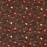 Italian Carob Brown Printed Tissue-Weight Jersey