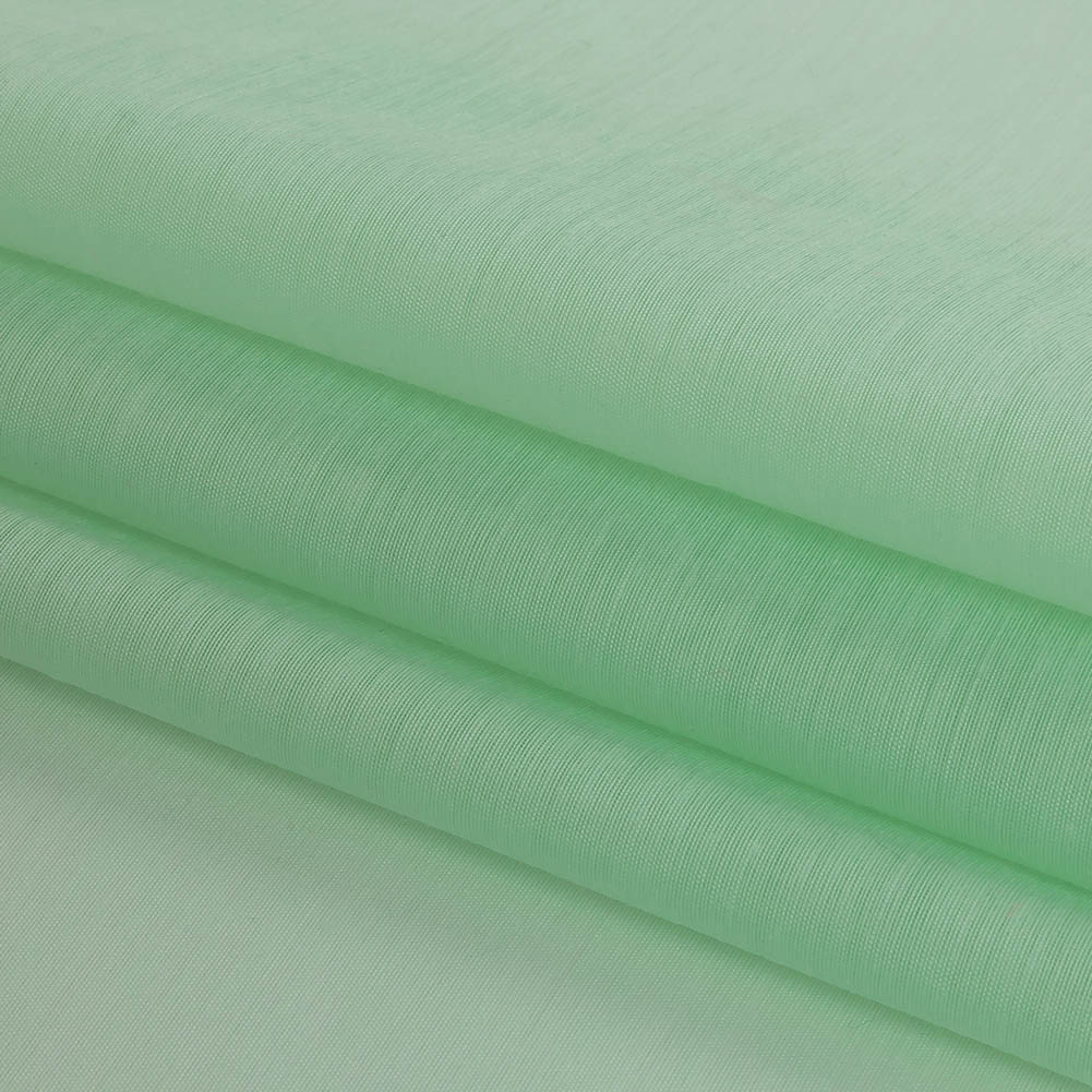 Mint Green Polyester Voile