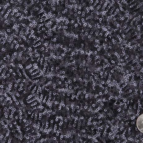 Mysterioso Clustered Baby Sequins over Stretch Mesh