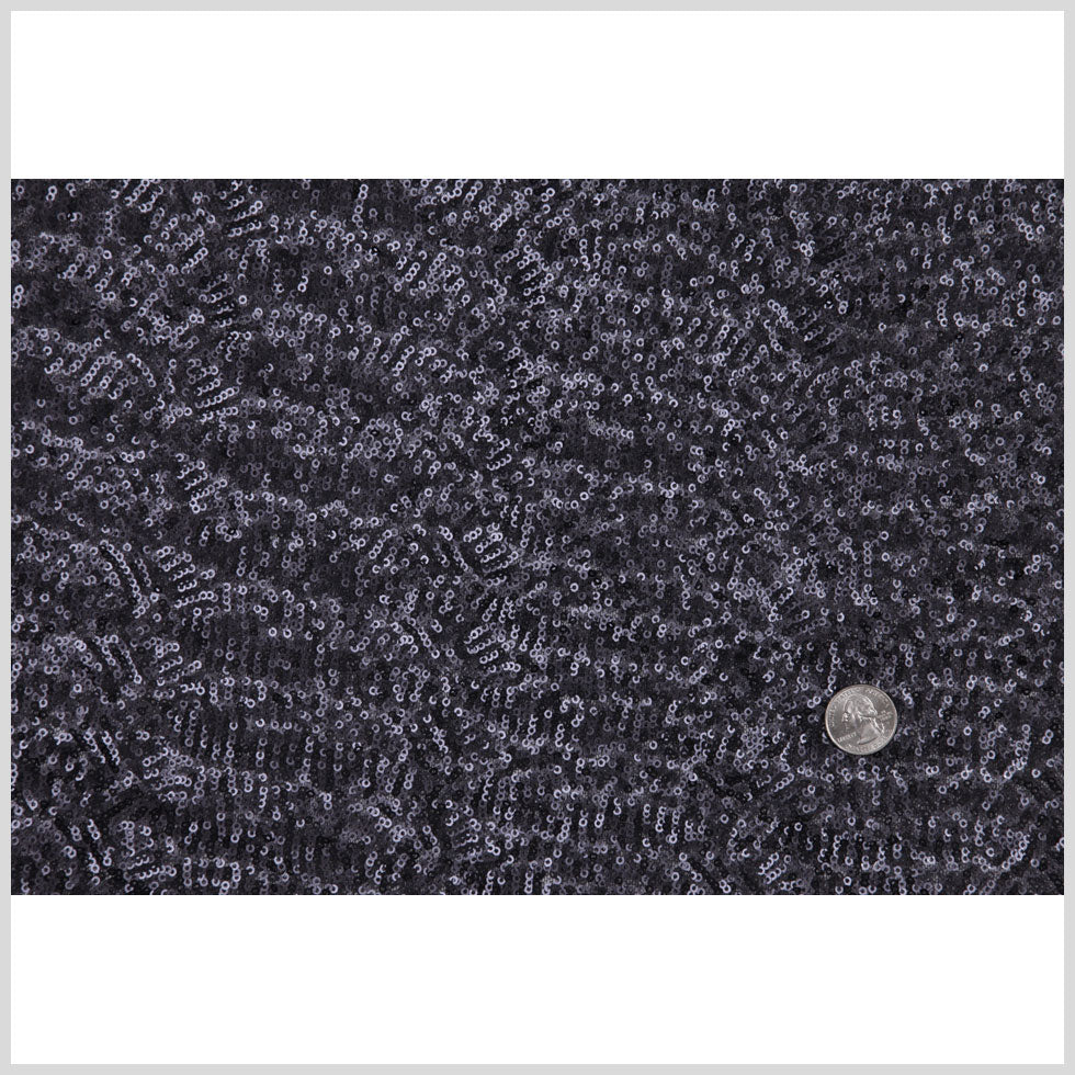 Mysterioso Clustered Baby Sequins over Stretch Mesh