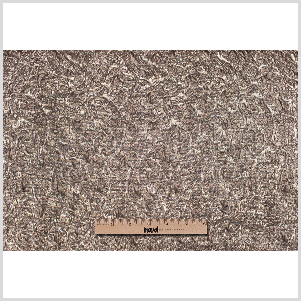Gold Metallic Crinkled Brocade