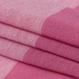 Cashmere Rose and Ibis Rose Awning Striped Tissue-Weight Rayon Jersey