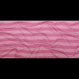 Cashmere Rose and Ibis Rose Awning Striped Tissue-Weight Rayon Jersey
