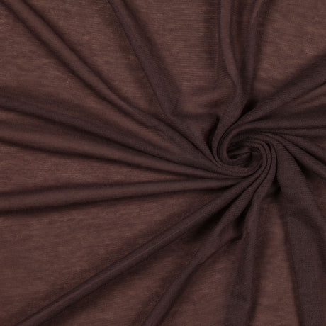 Donna Karan Italian Chestnut Knit Rayon Gauze