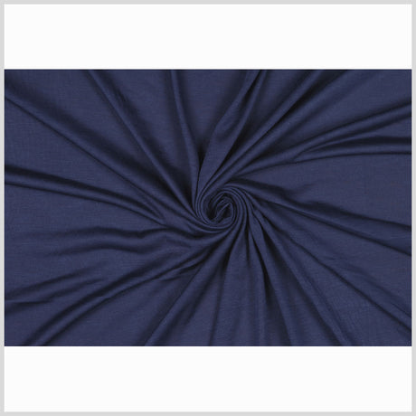 Heathered Navy Sheer Rayon Jersey