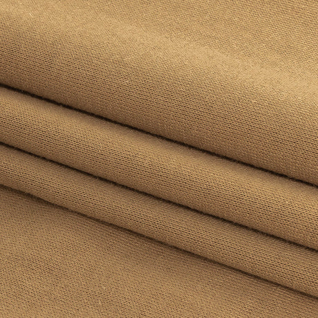 Gilded Beige Cotton and Rayon Jersey