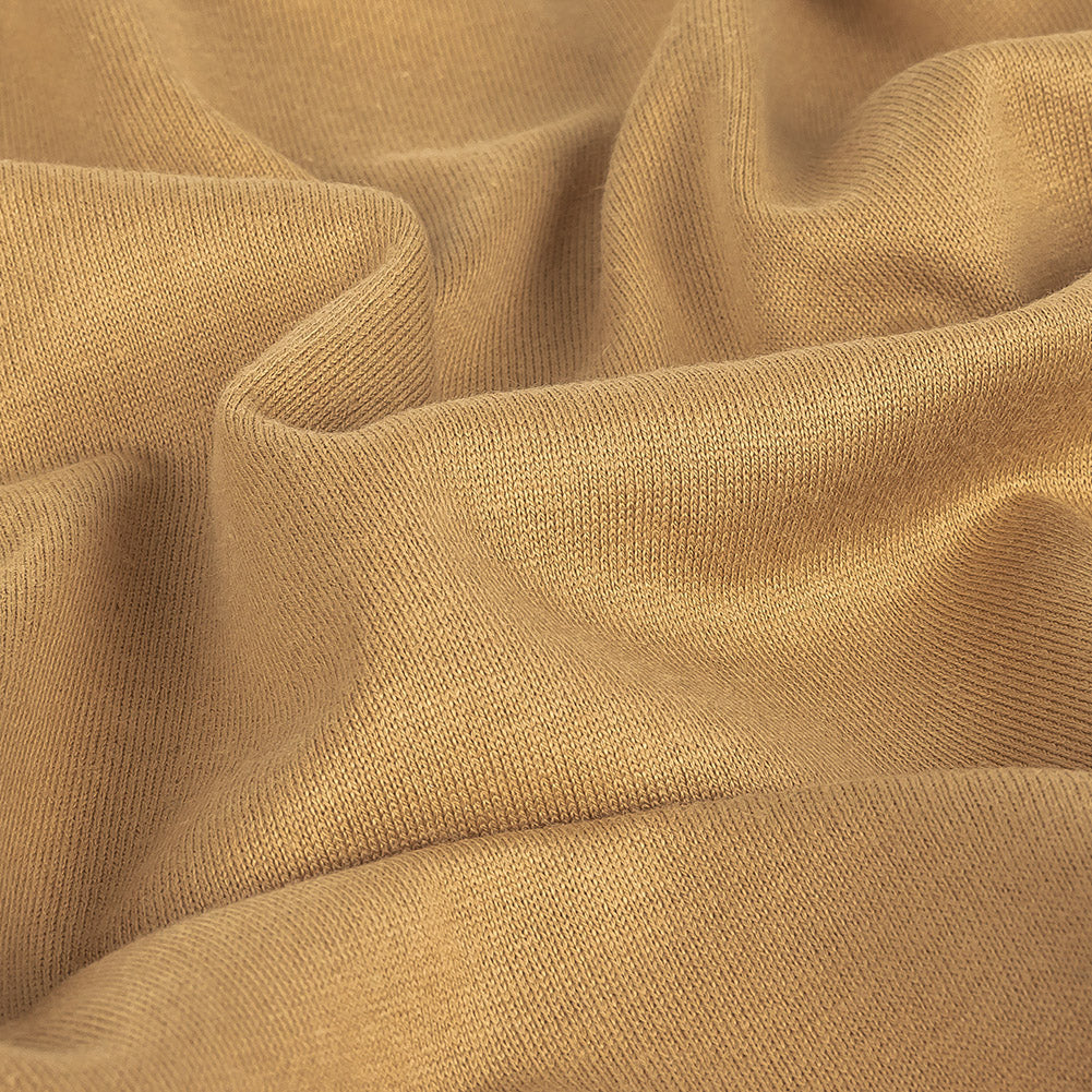 Gilded Beige Cotton and Rayon Jersey