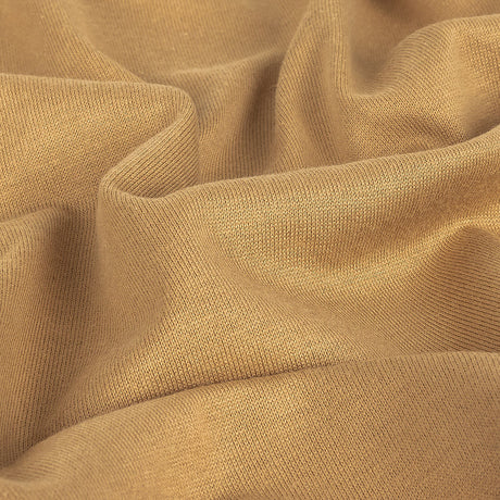 Gilded Beige Cotton and Rayon Jersey