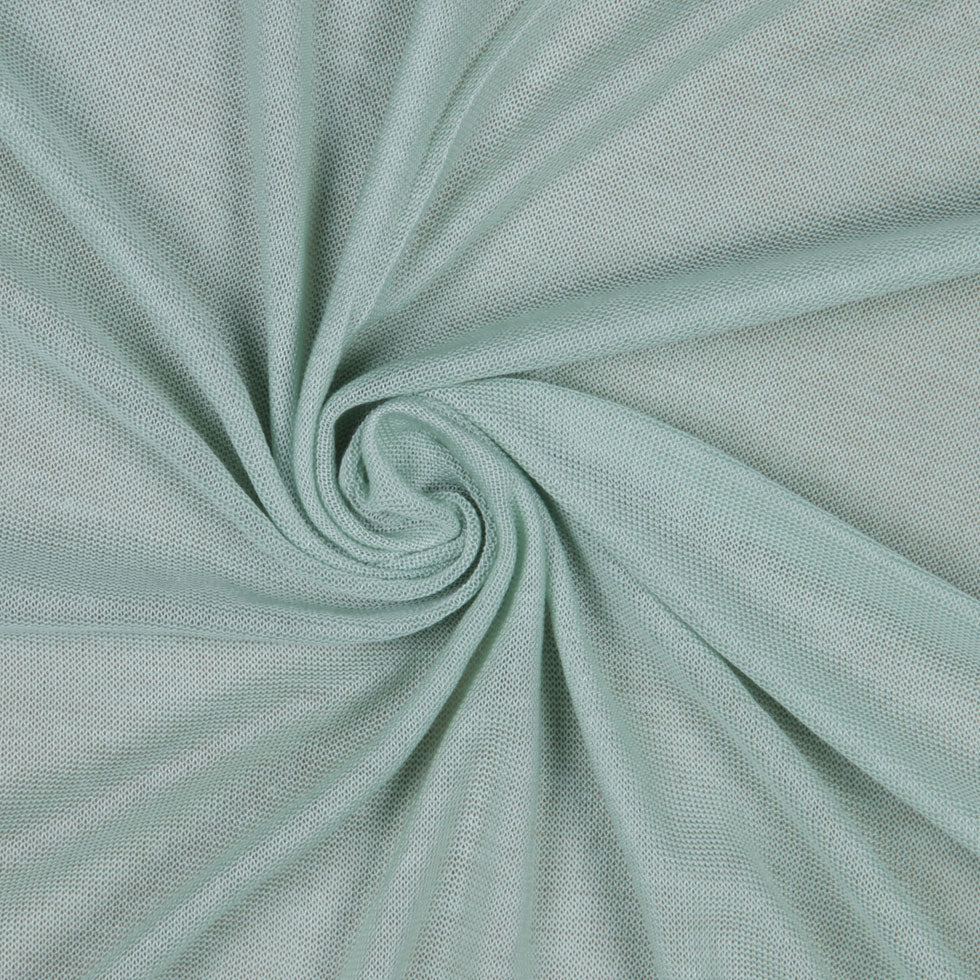 Icy Green Sheer Rayon Jersey