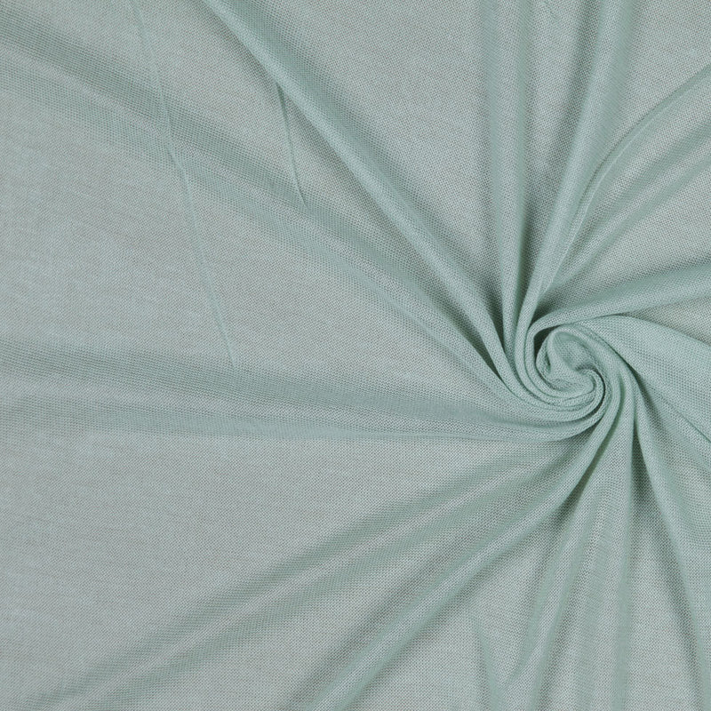 Icy Green Sheer Rayon Jersey