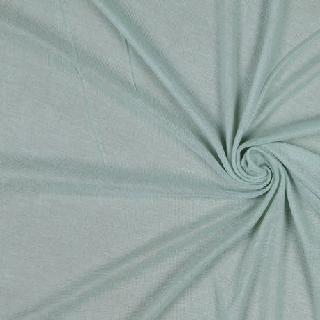 Icy Green Sheer Rayon Jersey