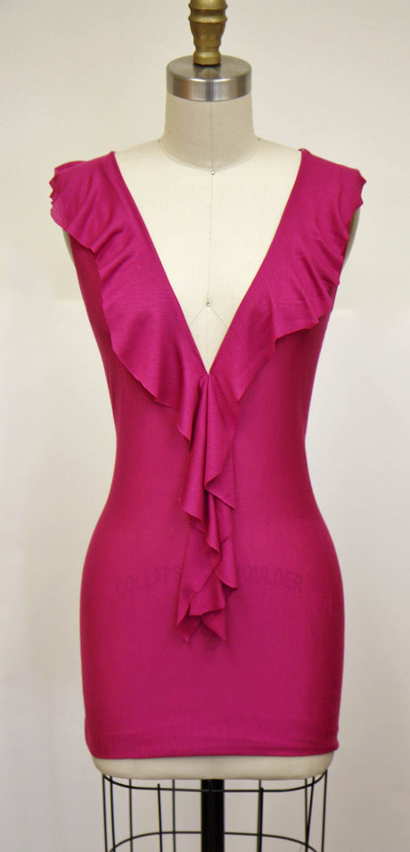 Magenta Rayon-Lycra Jersey