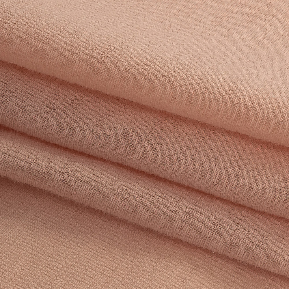 Peach Lightweight Stretch Rayon Jersey