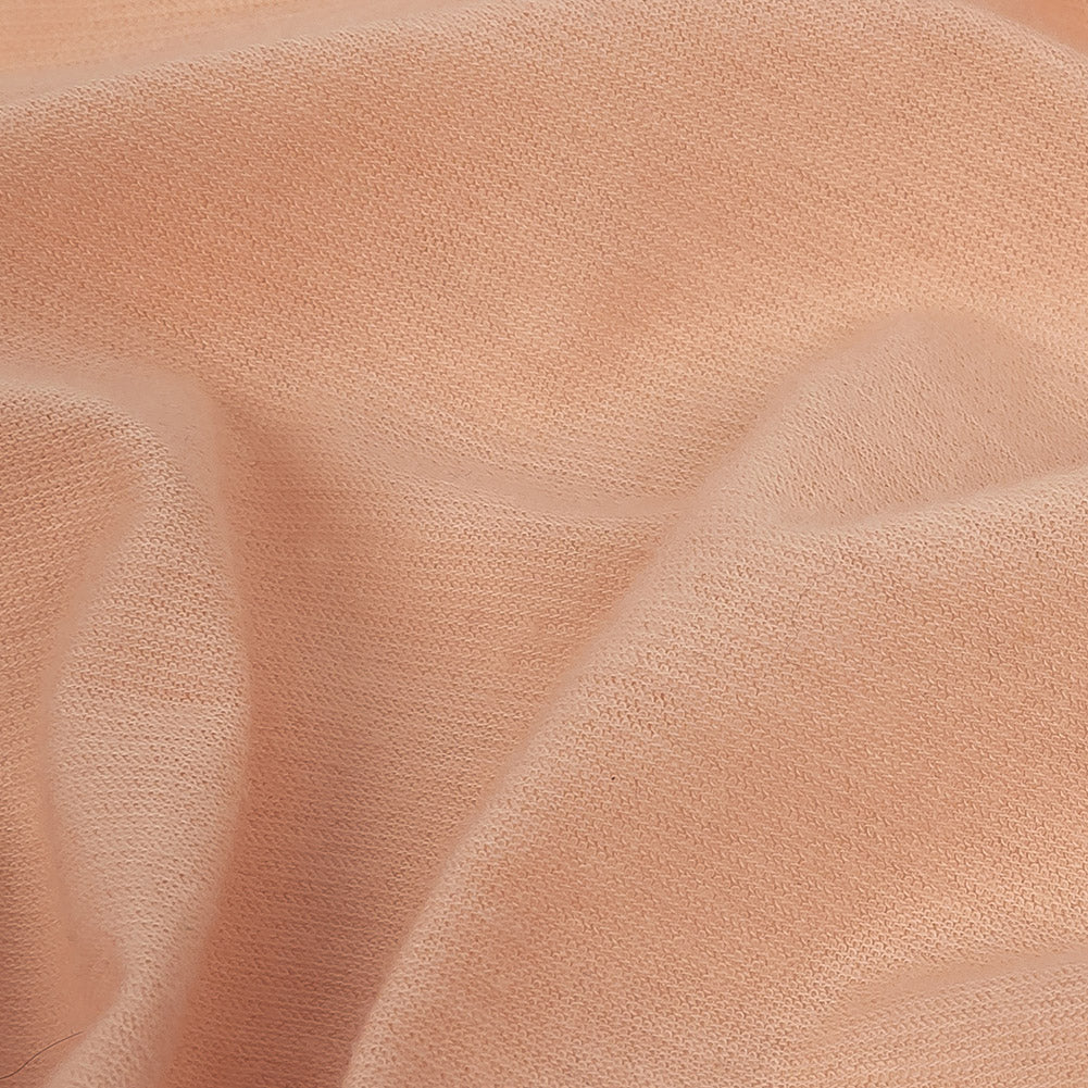 Peach Lightweight Stretch Rayon Jersey