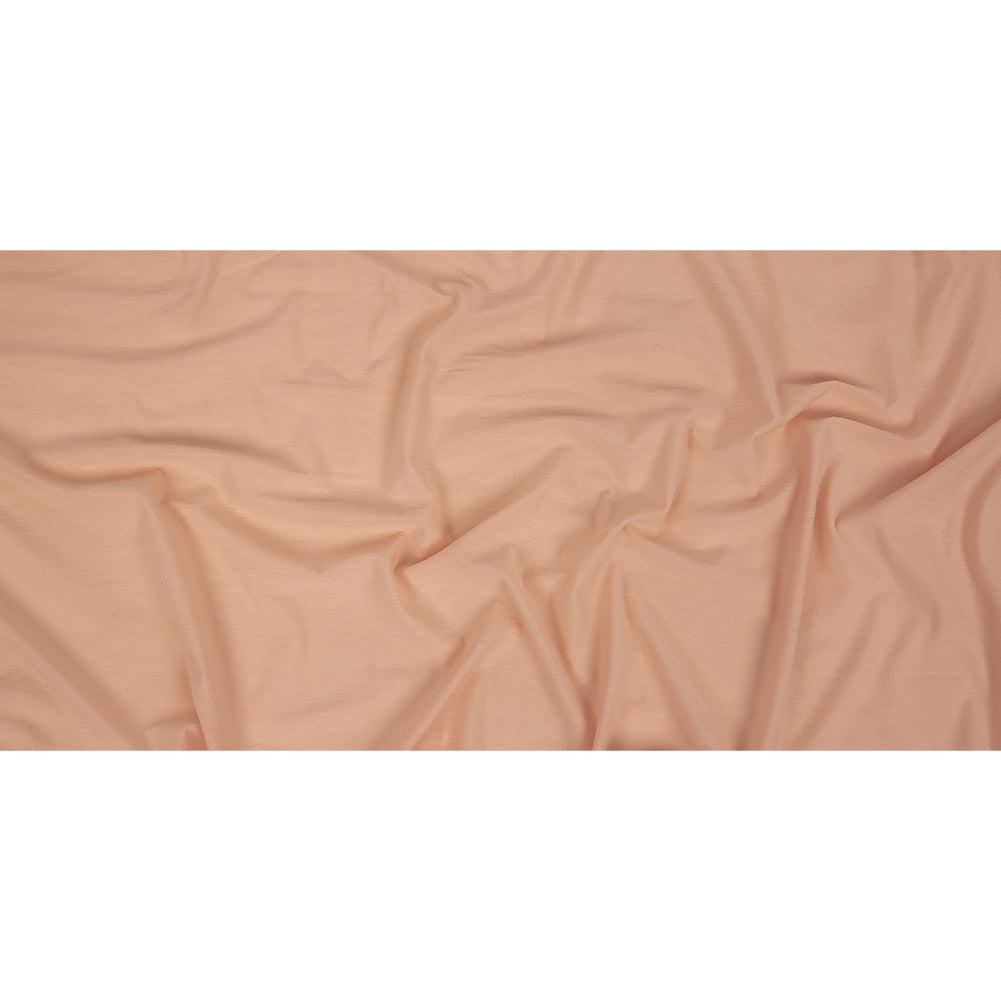 Peach Lightweight Stretch Rayon Jersey