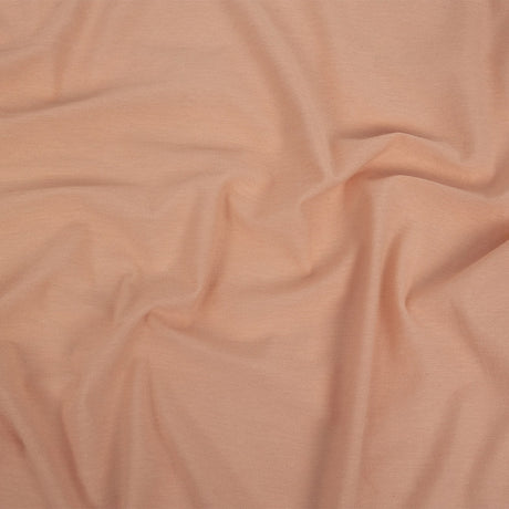 Peach Lightweight Stretch Rayon Jersey