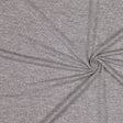 Italian Famous NYC Designer Heathered Gray Rayon Jersey