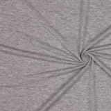 Italian Famous NYC Designer Heathered Gray Rayon Jersey
