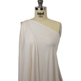 Italian Ivory Stretch Rayon Jersey