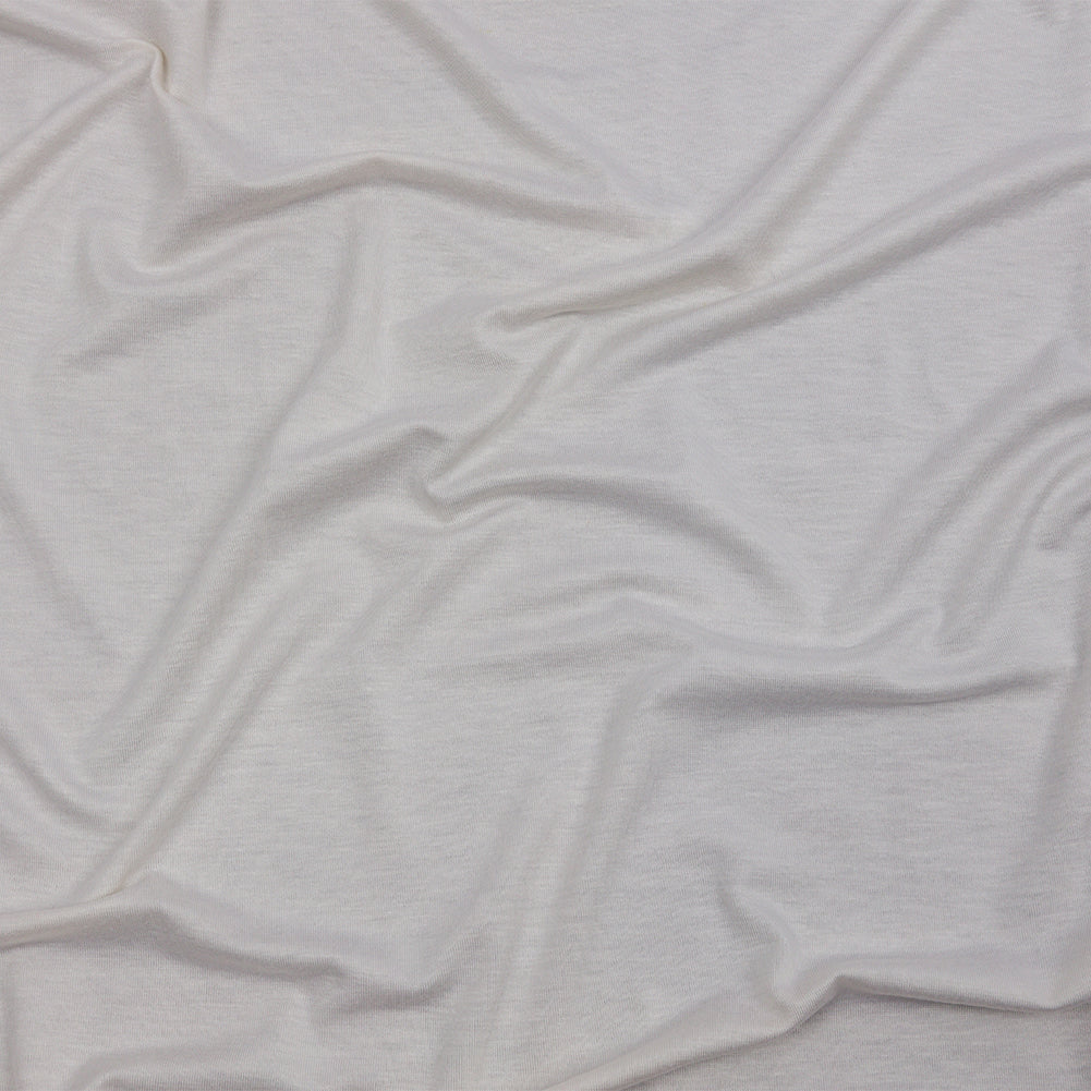 Italian Ivory Stretch Rayon Jersey
